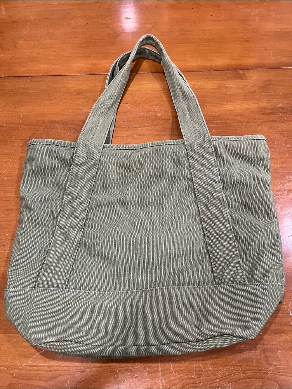 Jordan Olive Canvas Shoulder Tote